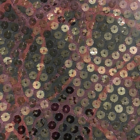 Express Sequined Mini Skirt, size 1/2 - Picture 2 of 6